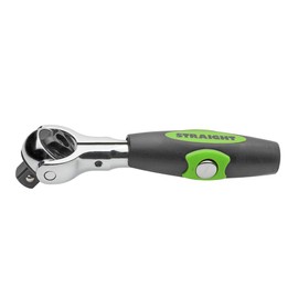 STRAIGHT Swivel Ratchet Wrench, 2-way, Stubby Type, Insertion Angle 3/8 inch (9.5 mm), 10-680