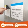 Sticky Notes 4x4 with Ruled Lined,Dry Erase Magnetic Sheets,Small Magnetic