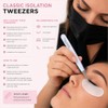 Eyeluvlashes Classic Isolation Tweezers 12.5cm – Professional Straight Lash Tweezers