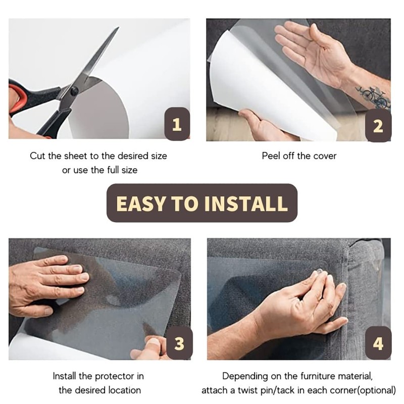 Leo’s Paw Furniture Scratch Protector Couch Cat Scratch Deterrent Guards