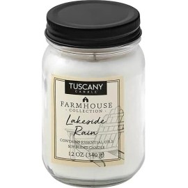 Tuscany CandleѢ Farmhouse Collection 12 Oz (Fresh Rain and Sunshine)