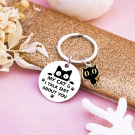 Ibiwe Cat Mom Birthday Gifts for Women Cat’s Themed Gifts for Cat Lover Crazy Animal Lovers Lady for Mom Daughter Sister Aunt Wife Best Friend Coworker