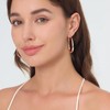 Gelanmeng Chunky Hoop Earrings for Women - 14k Gold Plated