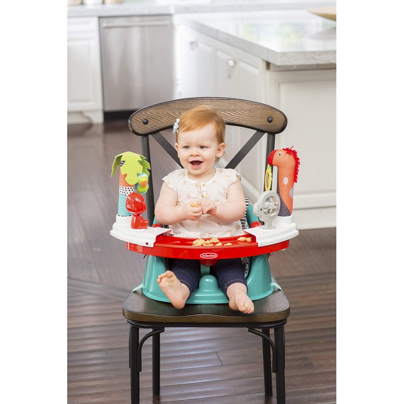 Infantino 3-in-1 Grow-with-Me Discovery Seat and Booster, Baby Activity Seat,