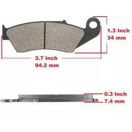 H&H Bros For Honda CRF250R CRF250X Front Rear Brake Pads CRF250F CRF250RX 2004-2023