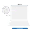 White Photography Backdrops for Photoshoot, HEMMOTOP 10x8 ft White Photo