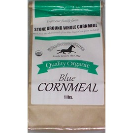 Organic Blue Hopi Cornmeal, Fresh Stone Ground, Farmer Direct, non-GMO 1 lb.