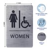ADA CENTRAL SIGNS - 6"X9" Womens Accessible Restroom Sign -