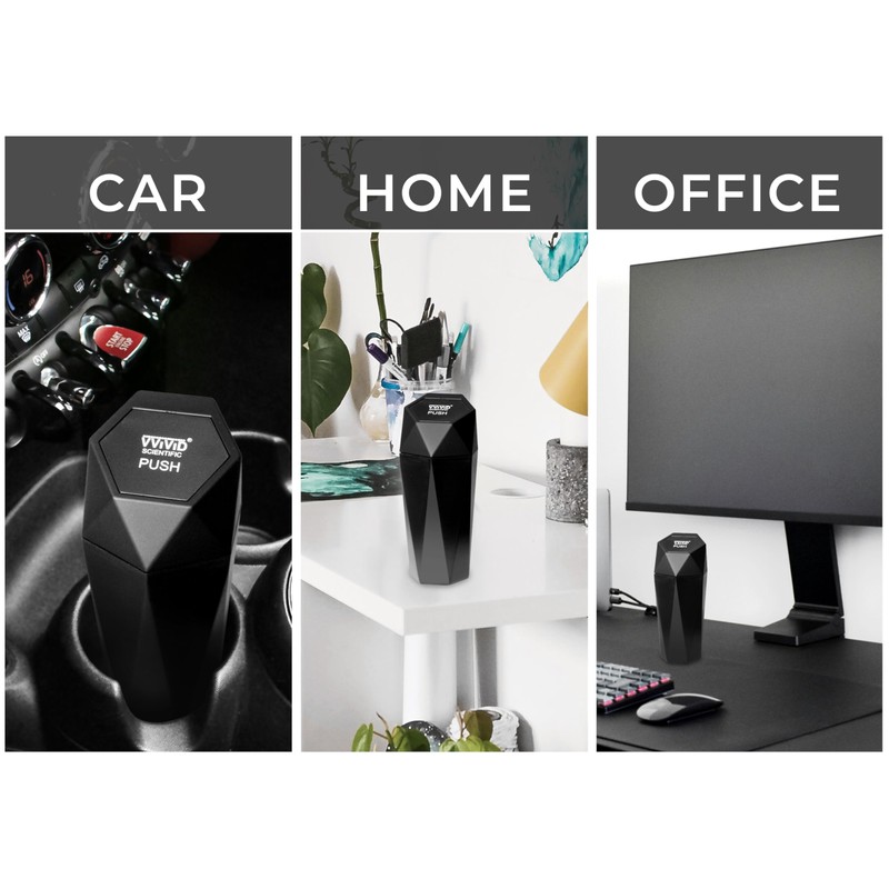 VViViD Mini Car Trash Bin, Pack of 2, Slot into