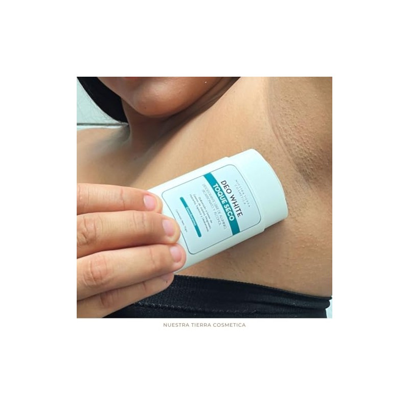 Nuestra Tierra Cosmtica Deo White Desodorante en Barra, Toque Seco,