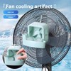 Fan Air Cooler Attachment with Ice Box, Hanging Fan Cooling