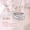 Jeulia Wedding Rings Engagement Rings for Women Anniversary Promise Ring