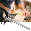 200mm Digital Caliper Solar Power Carbon Fiber Ruler with 75mm