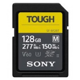 Sony Sony TOUGH-M series SDXC UHS-II Card 128GB, V60, CL10, U3, Max R277MB/S, W150MB/S (SF-M128T/T1)