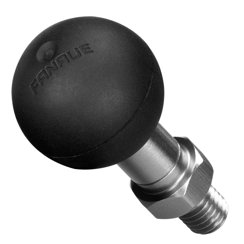FANAUE 1" Rubber Ball Adapter with M8 x 1.25 Screw