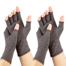 RZJZGZ 2 Pairs Arthritis Gloves Compression Arthritis Pain Relieve Arthritis Symptoms Rheumatoid Osteoarthritis and Carpal Tunnel for Men & Women(Small)