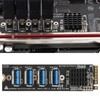 M.2 to PCIe Expansion Card PCIE 4 Ports Strong Anti