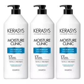 Kerasis 케라시스 모이스춰 클리닉 샴푸, 980ml, 3개 Kerastase Moisture Clinic Shampoo, 980ml, 3 Pieces