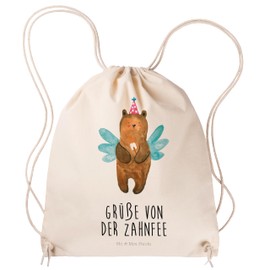 Mr. & Mrs. Panda Tooth Fairy Bear Sports Bag, White