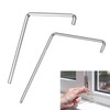 2 Piece Window Adjustment Tool Set, Curved Hexagonal 4 mm