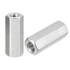 sourcing map M10 x 1.5-Pitch 45mm Length Coupling Nuts, 4pcs