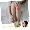 KICHOUSE 25pcs Heart Shape Dressing Waterproof for Outdoor Care Sensitive