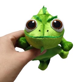 TONGMAN 18CM Pascal Plush Shoulder Riding Chameleon Stuffed Animal Toy,Chameleon Plush Doll,Lizard Plush Animal Toys,Pascal Plushies Present, Fan Gifts for Boys and Girls