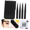 ORFOFE 1 Set Stainless Steel Eyebrow Tweezers Multi Functional Grooming