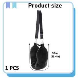 Girihe 1 PCS Airplane Pillow, Neck Pillow Travel with Adjustable Straps Small Travel Fillable Neck Pilloww, Travell Neckk Pilloww for Clothes & Essentials (Black)