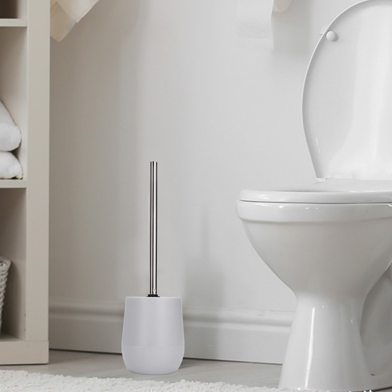 2sets Toilet Bowl Cleaner Brush Lockable Thread Convenient Practical Efficient