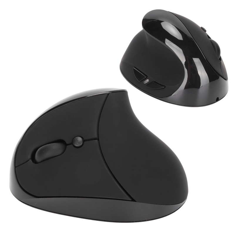 Left Hand Vertical Mouse 2.4G Wireless Vertical Ergonomic Mouse Rechargeable