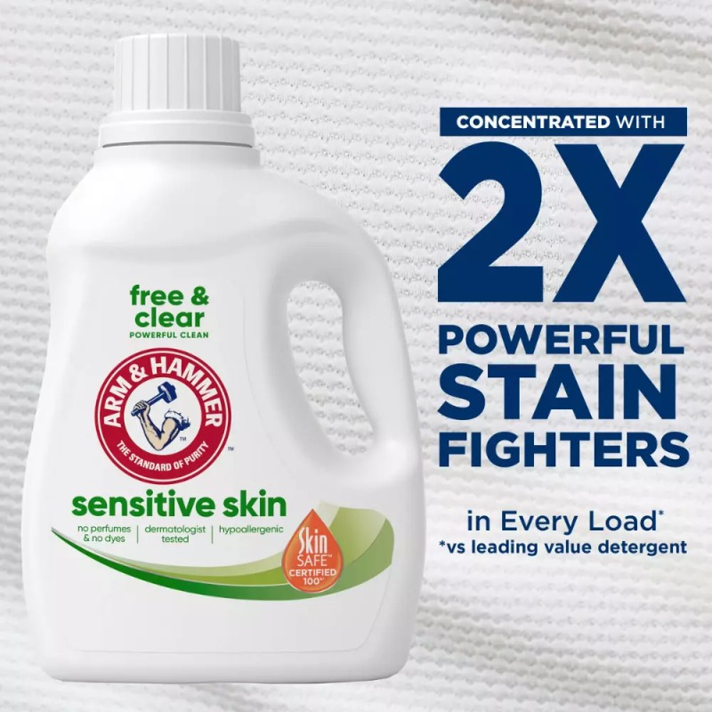 Arm & Hammer Sensitive Skin Free & Clear Laundry Detergent,