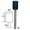 Proxxon 28781 Corundum Grinding bits, 3 pcs. Cylinder