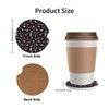 Absorbent Car Coasters for Cup Holders, 2 Pack Universal Anti