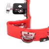 Tambourine Single Row Metal Jingle Bells Handheld Percussion Drum Instrument