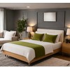 Velvet Bed Runner Bed Scarf Handmade Reversible Perfect For Home