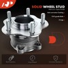 A-Premium Rear Wheel Bearing and Hub Assembly with 5-Lug Compatible