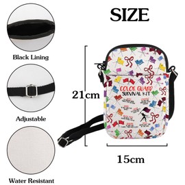 HOLLP Color Guard Crossbody Bag Color Guard Survival Kit Small Sling Bag Color Guard Team Gift for Colorguard Coach (COLOR GUARD)