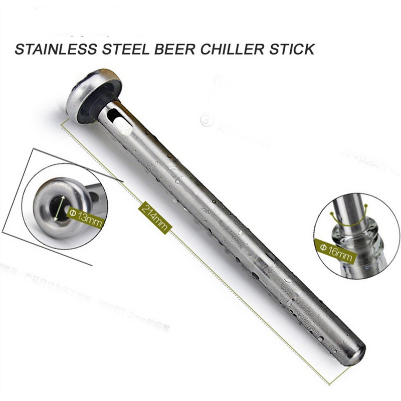 Beer Chiller Stick, Stainless Steel Beverage Cooler,Christmas,Thanksgiving,Fathers' Day,Valentine's Day Gifts