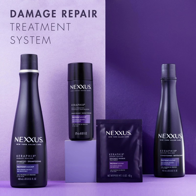 Nexxus Keraphix Damage Repair Hair Treatment Cream 6oz Split End