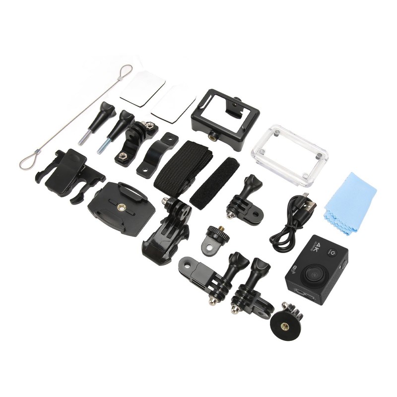 Action Camera 4K HD 98.4ft Waterproof 2.0 Inch Screen WiFi