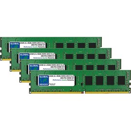 32GB (4 x 8GB) DDR4 2933MHz PC4-23400 288-PIN DIMM MEMORY RAM KIT COMPATIBLE WITH PC DESKTOPS/MOTHERBOARDS