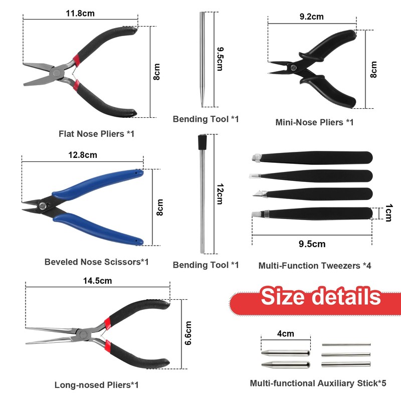 Coptiner Gundam Modeler Builder's Tools Craft Set, Gundam Modeler Basic