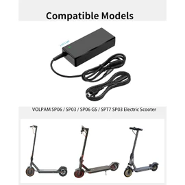 42V Charger for Volpam Electric Charger Compatible with VOLPAM SP06 / SP03 / SP06 GS / SPT7 SP03 Electric Adapter Power Supply