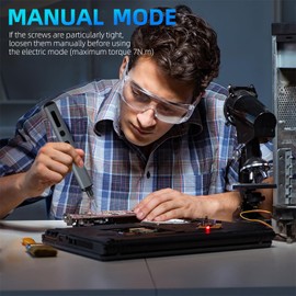 Jadeshay 68 in 1 Electric Screwdriver Kit with Magnetic Bits, LED lights for Electronics & More, USB-C Charging Interface