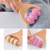 3-Piece Wooden Massager, Roller Massager, Portable Massager, Manual Massager, Multifunctional