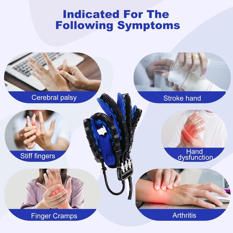 Tairibousy Rehability Robot Gloves Hemiplegia Hand Stroke Recovery Equipment, Hand