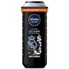 NIVEA MEN Active Clean Body Wash with Natural Charcoal for