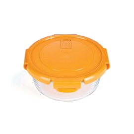 nutrifresh Airclip 950ml Glass Food Storage Container | Borosilicate Glass with Airtight Lids | Perfect for Meal Prep | BPA Free & Leak Free