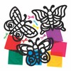 Baker Ross FE154 Stained Glass Butterfly Craft Kits - 6
